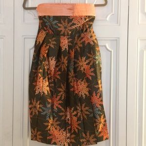 Vibrant Fall silk  dress